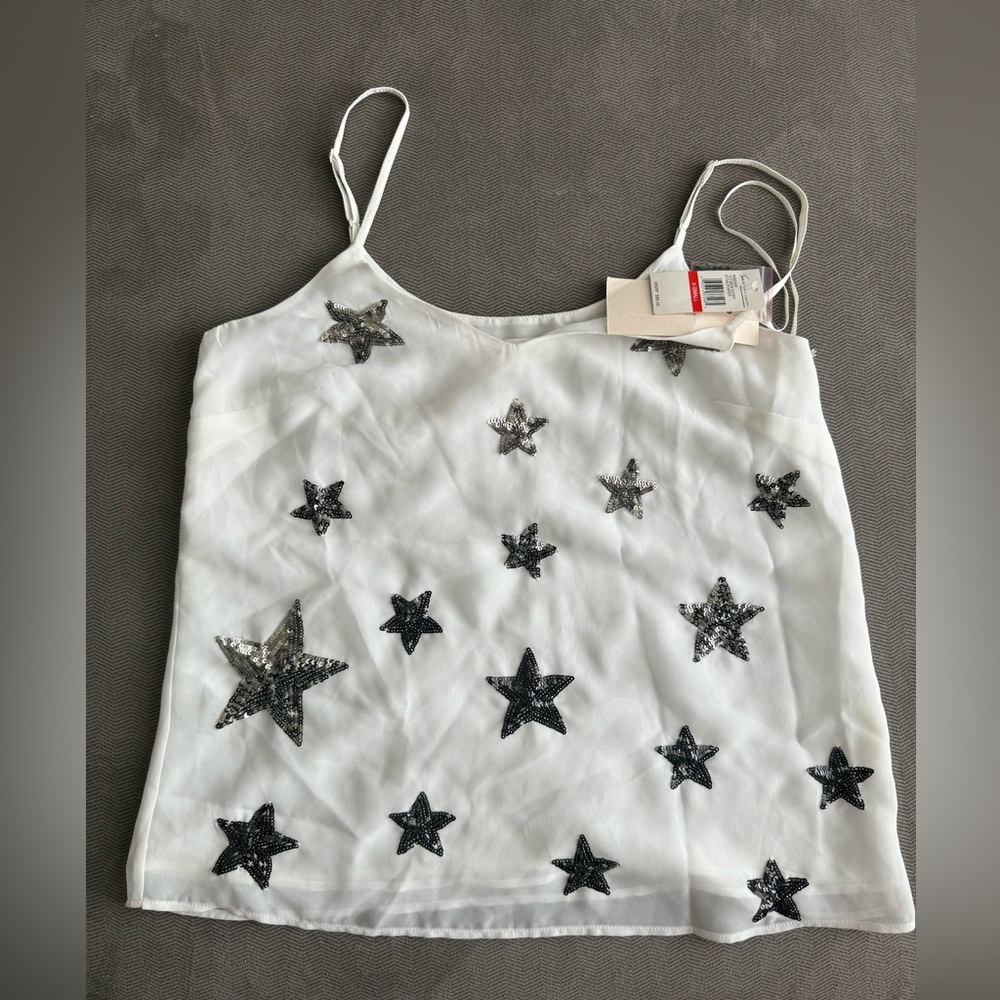 Vince Camuto Tank with Stars Brand New